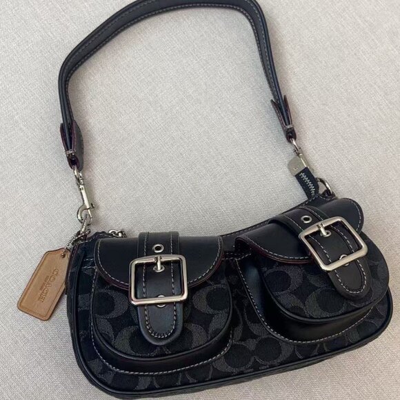 Coach Legacy Leather Shoulder Bag - Picture 2 of 8
